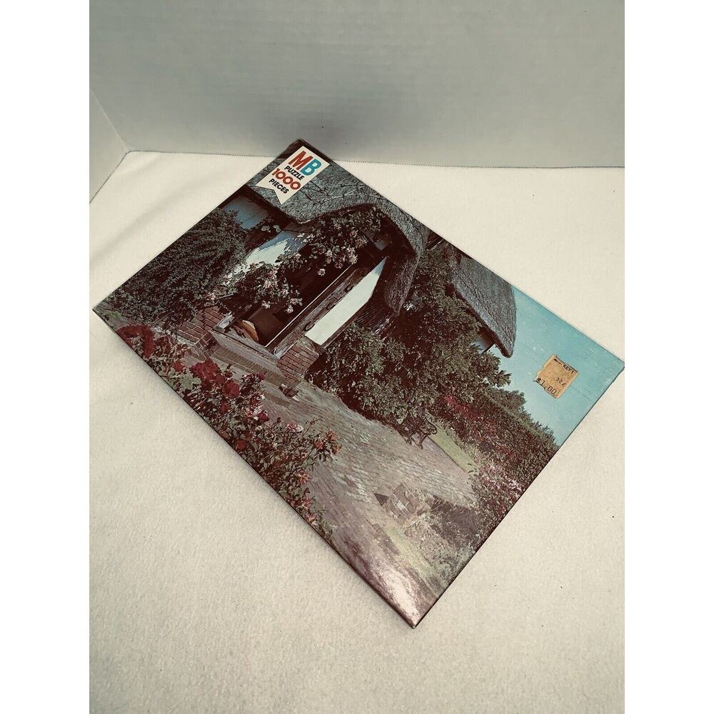 1979 Milton Bradley Puzzle Springfield Series Rose Cottage Jigsaw #6 4086
